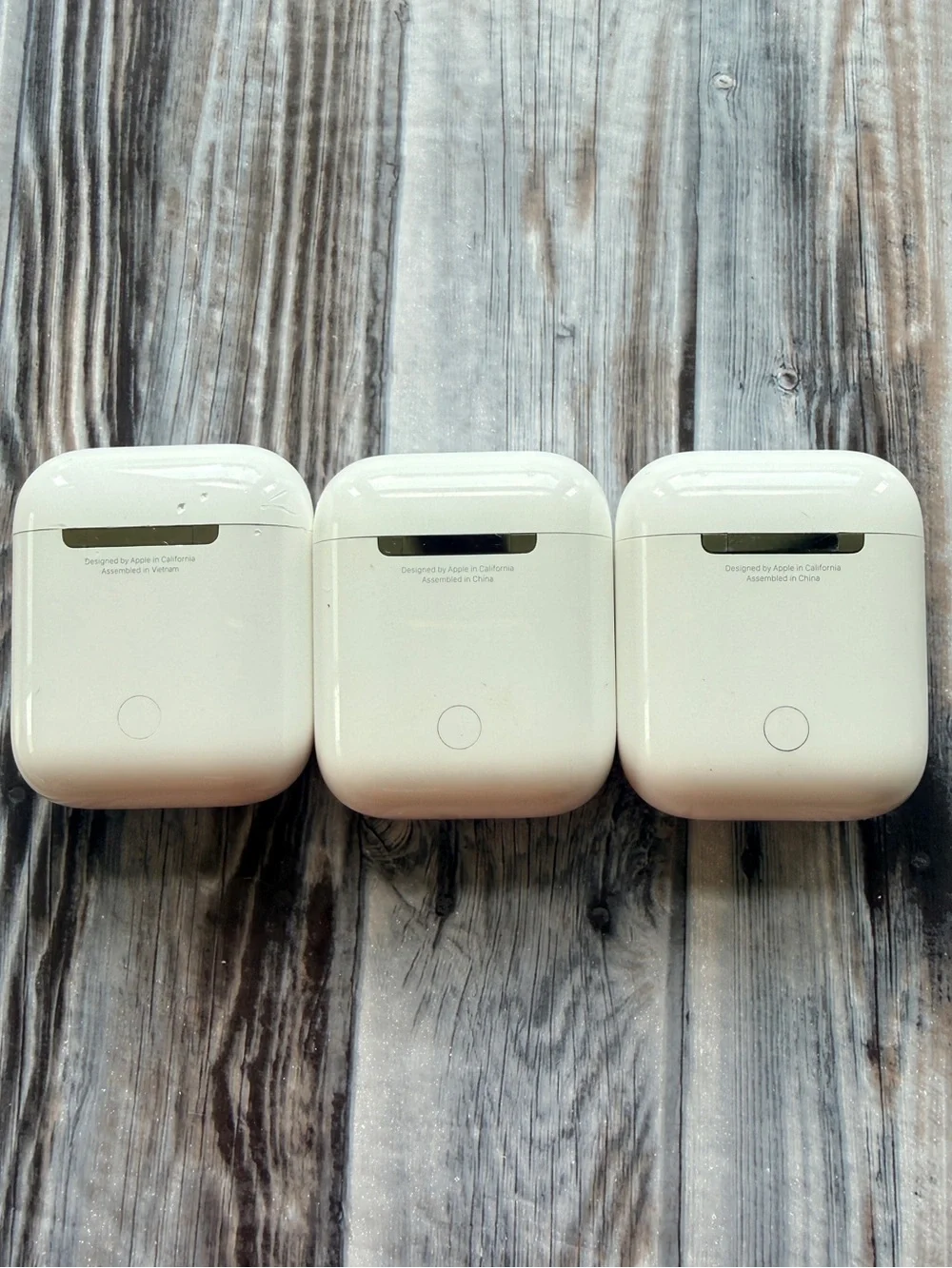 Apple White AirPods Charging Case Boxes - Triple Pack